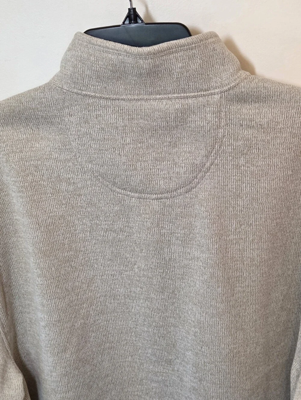 Izod Men's XL Gray Fleece 1/4 Zip Mock Neck Pullover Rock Heather NWT $70